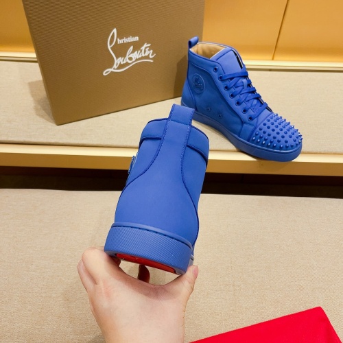 Replica Christian Louboutin High Top Shoes For Men #1209935 $85.00 USD for Wholesale