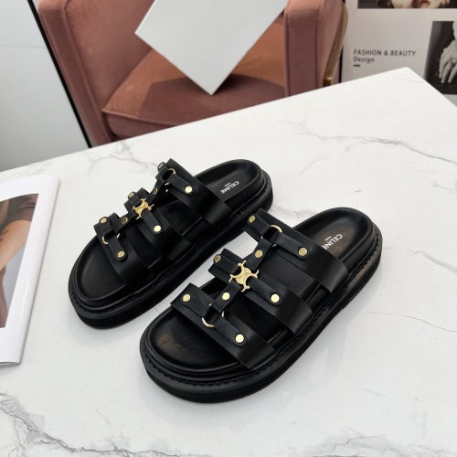 Celine Slippers For Women #1209946 $85.00 USD, Wholesale Replica Celine Slippers