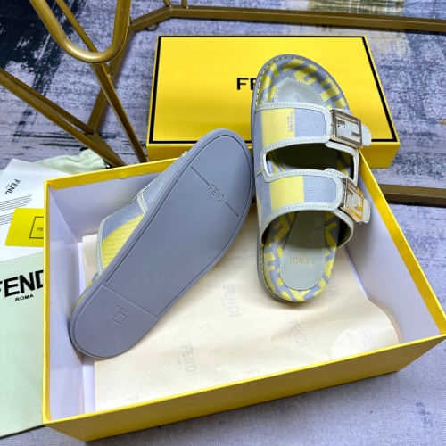Replica Fendi Slippers For Men #1210023 $85.00 USD for Wholesale