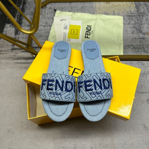 Fendi Slippers For Women #1210032 $80.00 USD, Wholesale Replica Fendi Slippers