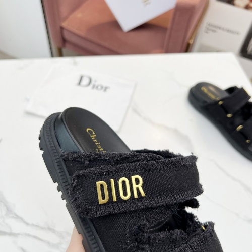 Replica Christian Dior Slippers For Women #1210046 $92.00 USD for Wholesale