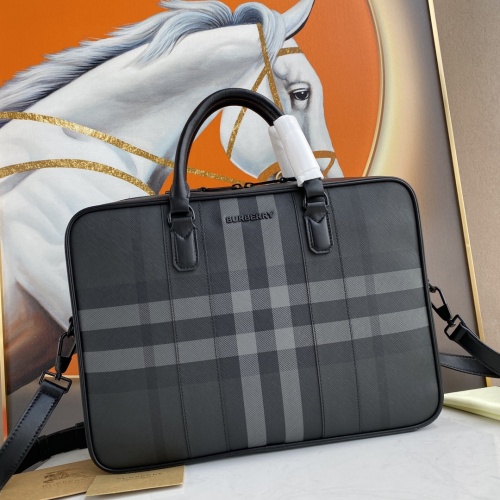 Replica Burberry AAA Man Handbags #1210222 $160.00 USD for Wholesale