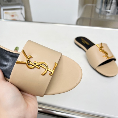 Replica Yves Saint Laurent YSL Slippers For Women #1211058 $80.00 USD for Wholesale
