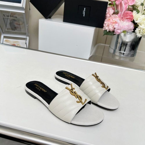 Replica Yves Saint Laurent YSL Slippers For Women #1211076 $80.00 USD for Wholesale
