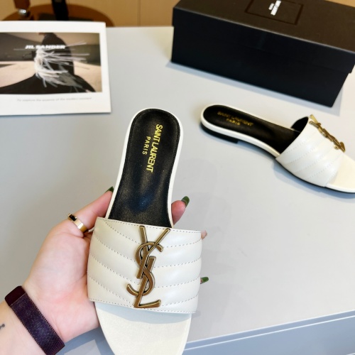 Replica Yves Saint Laurent YSL Slippers For Women #1211084 $80.00 USD for Wholesale