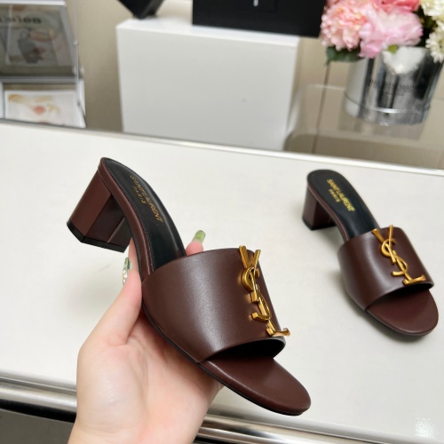 Replica Yves Saint Laurent YSL Slippers For Women #1211094 $100.00 USD for Wholesale