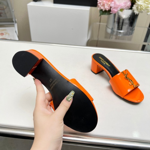 Replica Yves Saint Laurent YSL Slippers For Women #1211111 $100.00 USD for Wholesale