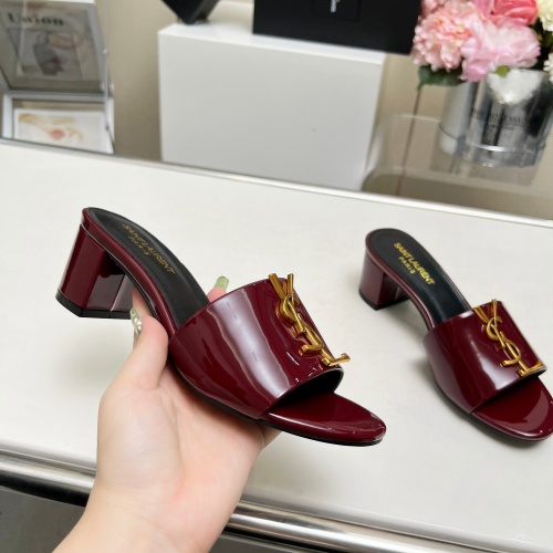 Replica Yves Saint Laurent YSL Slippers For Women #1211112 $100.00 USD for Wholesale