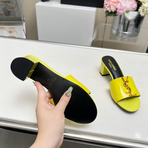 Replica Yves Saint Laurent YSL Slippers For Women #1211117 $100.00 USD for Wholesale