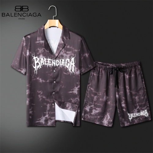 Balenciaga Fashion Tracksuits Short Sleeved For Men #1211419 $72.00 USD, Wholesale Replica Balenciaga Fashion Tracksuits