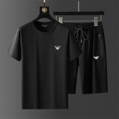 Armani Tracksuits Short Sleeved For Men #1211477