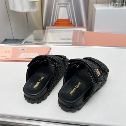 Replica MIU MIU Slippers For Women #1212014 $92.00 USD for Wholesale