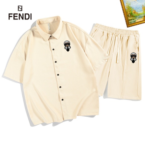 Fendi Tracksuits Short Sleeved For Men #1212068