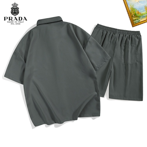 Replica Prada Tracksuits Short Sleeved For Men #1212079 $48.00 USD for Wholesale