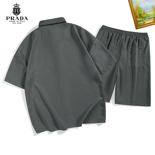 Replica Prada Tracksuits Short Sleeved For Men #1212090 $48.00 USD for Wholesale