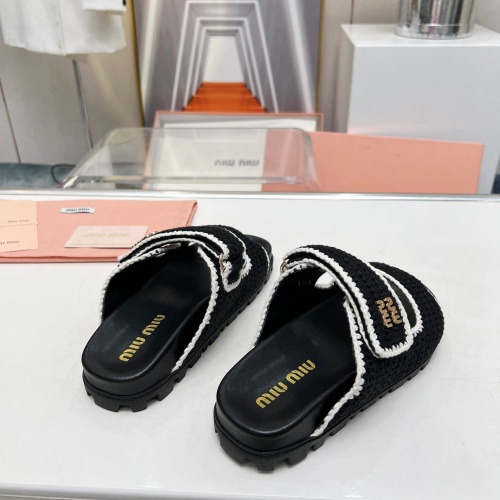 Replica MIU MIU Slippers For Women #1212094 $98.00 USD for Wholesale