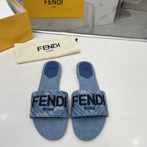 Fendi Slippers For Women #1212099 $80.00 USD, Wholesale Replica Fendi Slippers
