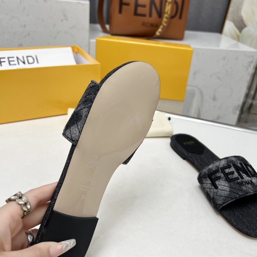 Replica Fendi Slippers For Women #1212101 $80.00 USD for Wholesale