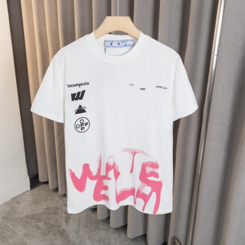 Off-White T-Shirts Short Sleeved For Men #1212352 $34.00 USD, Wholesale Replica Off-White T-Shirts