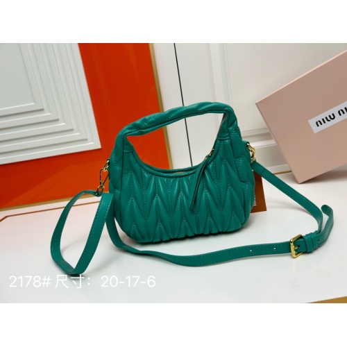 Replica MIU MIU AAA Quality Messenger Bags For Women #1212413 $72.00 USD for Wholesale