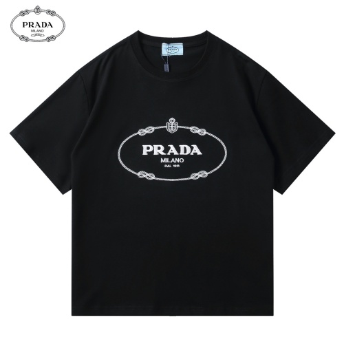 Prada T-Shirts Short Sleeved For Unisex #1212547 $29.00 USD, Wholesale Replica Prada T-Shirts
