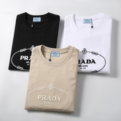 Replica Prada T-Shirts Short Sleeved For Unisex #1212547 $29.00 USD for Wholesale