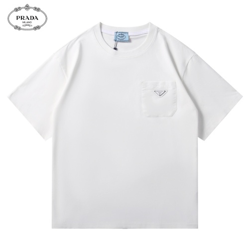 Prada T-Shirts Short Sleeved For Unisex #1212548 $29.00 USD, Wholesale Replica Prada T-Shirts