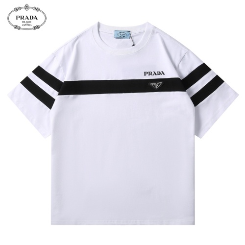 Prada T-Shirts Short Sleeved For Unisex #1212550 $29.00 USD, Wholesale Replica Prada T-Shirts