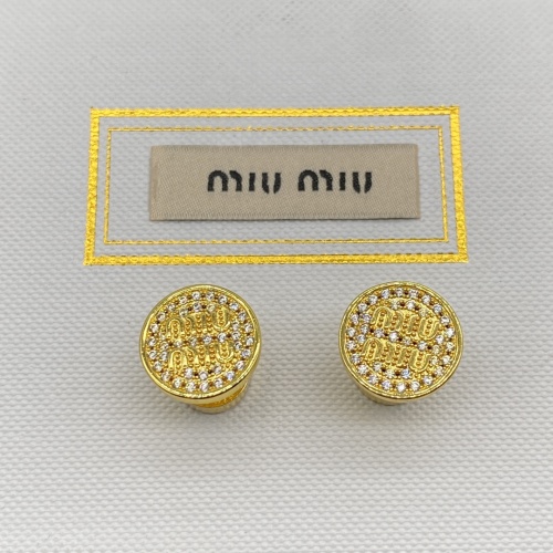 Replica MIU MIU Earrings For Women #1213033 $27.00 USD for Wholesale