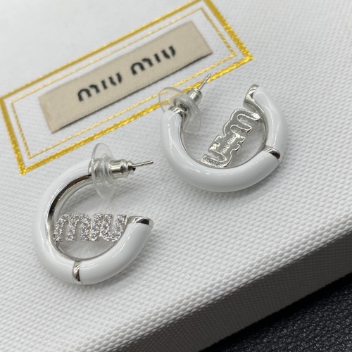Replica MIU MIU Earrings For Women #1213034 $27.00 USD for Wholesale