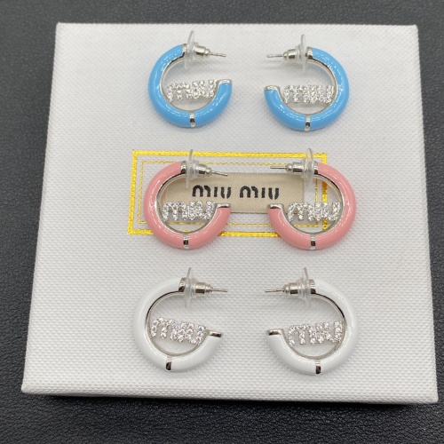 Replica MIU MIU Earrings For Women #1213034 $27.00 USD for Wholesale