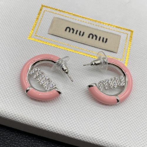 MIU MIU Earrings For Women #1213035 $27.00 USD, Wholesale Replica MIU MIU Earrings