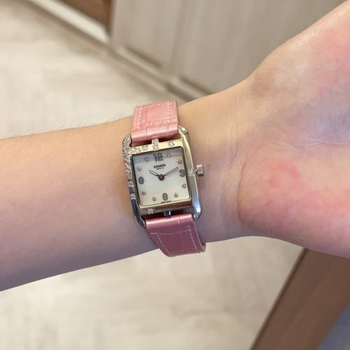 Replica Hermes AAA Quality Watches For Women #1213114 $150.00 USD for Wholesale