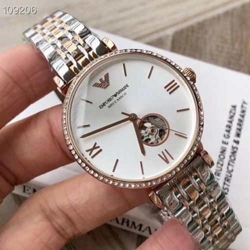 Armani AAA Quality Watches In Rose Gold For Women #1213173