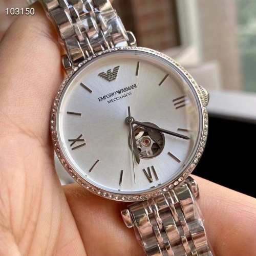 Armani AAA Quality Watches In Silver For Women #1213175