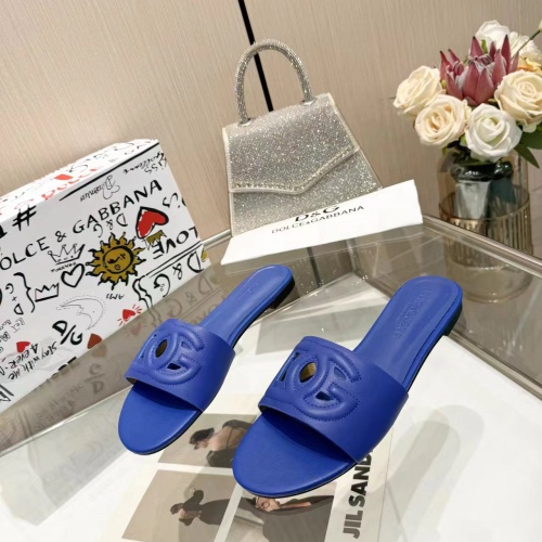 Dolce &amp; Gabbana D&amp;G Slippers For Women #1213205 $80.00 USD, Wholesale Replica Dolce &amp; Gabbana D&amp;G Slippers