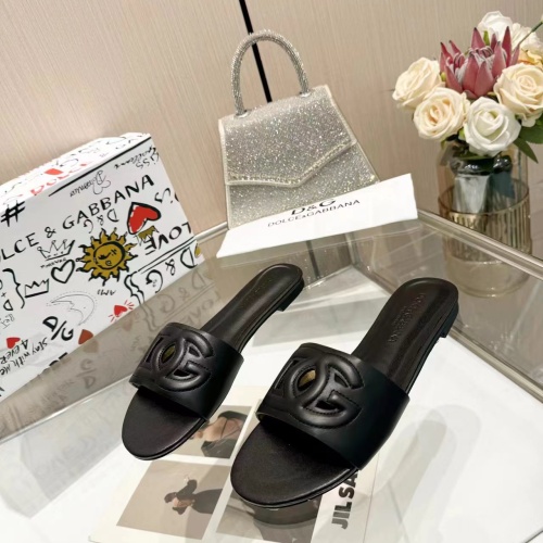 Dolce &amp; Gabbana D&amp;G Slippers For Women #1213206 $80.00 USD, Wholesale Replica Dolce &amp; Gabbana D&amp;G Slippers
