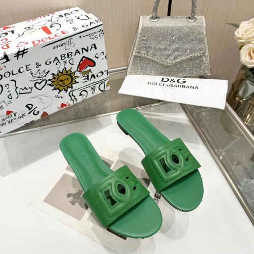 Dolce &amp; Gabbana D&amp;G Slippers For Women #1213207 $80.00 USD, Wholesale Replica Dolce &amp; Gabbana D&amp;G Slippers