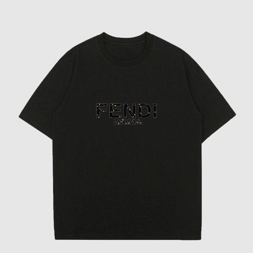 Fendi T-Shirts Short Sleeved For Unisex #1213313 $27.00 USD, Wholesale Replica Fendi T-Shirts