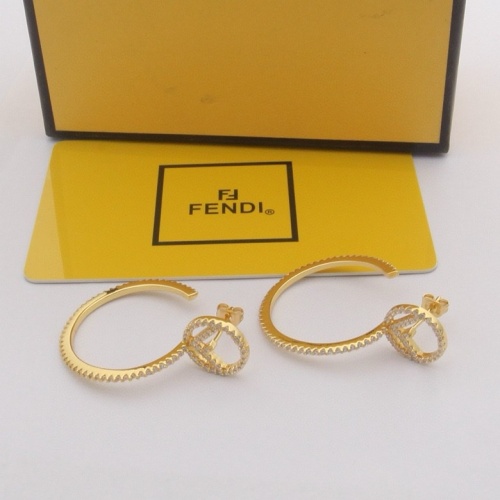 Fendi Earrings For Women #1213505 $32.00 USD, Wholesale Replica Fendi Earrings