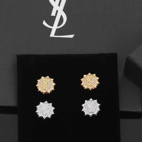 Replica Yves Saint Laurent YSL Earrings For Women #1213555 $25.00 USD for Wholesale