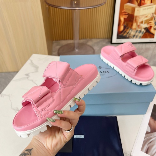 Replica Prada Slippers For Women #1213744 $96.00 USD for Wholesale