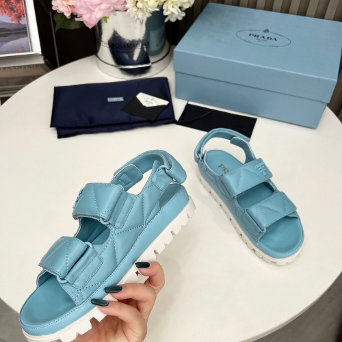 Replica Prada Sandal For Women #1213751 $100.00 USD for Wholesale