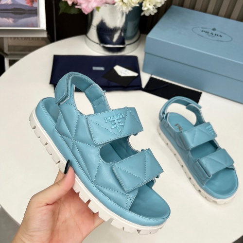 Replica Prada Sandal For Women #1213751 $100.00 USD for Wholesale