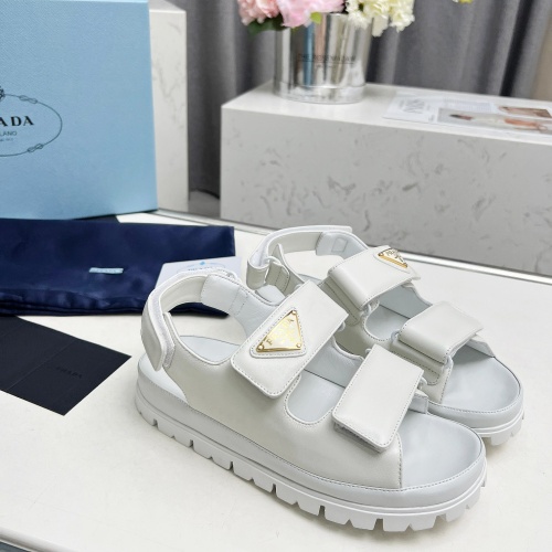 Replica Prada Sandal For Women #1213753 $100.00 USD for Wholesale