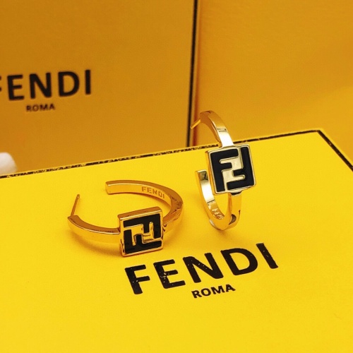 Replica Fendi Earrings For Women #1214071 $27.00 USD for Wholesale