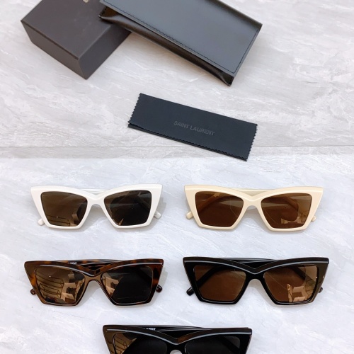 Replica Yves Saint Laurent YSL AAA Quality Sunglasses #1214095 $64.00 USD for Wholesale