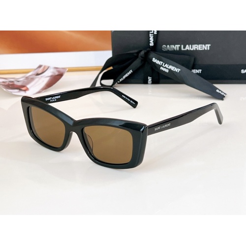 Yves Saint Laurent YSL AAA Quality Sunglasses #1214098 $60.00 USD, Wholesale Replica Yves Saint Laurent YSL AAA Quality Sunglasses
