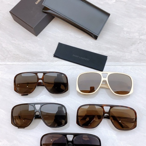 Replica Yves Saint Laurent YSL AAA Quality Sunglasses #1214103 $60.00 USD for Wholesale