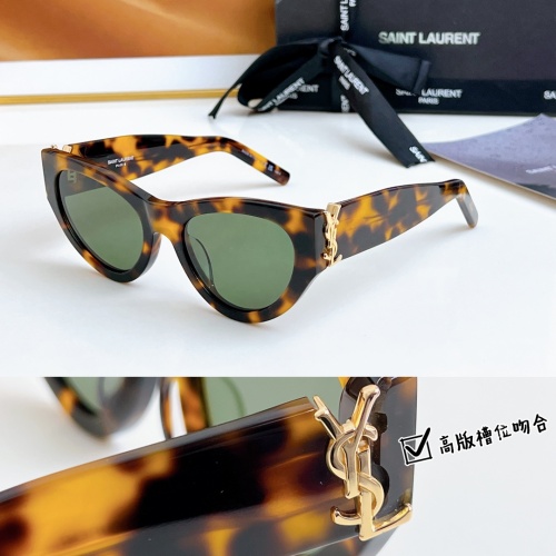 Yves Saint Laurent YSL AAA Quality Sunglasses #1214119 $60.00 USD, Wholesale Replica Yves Saint Laurent YSL AAA Quality Sunglasses